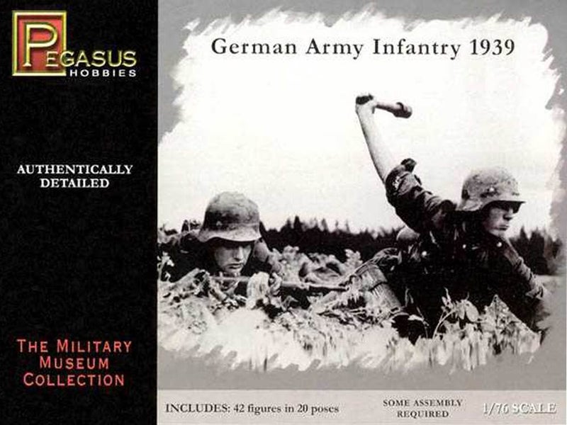 Pegasus 1/76 WW II: German Infantry, 1939